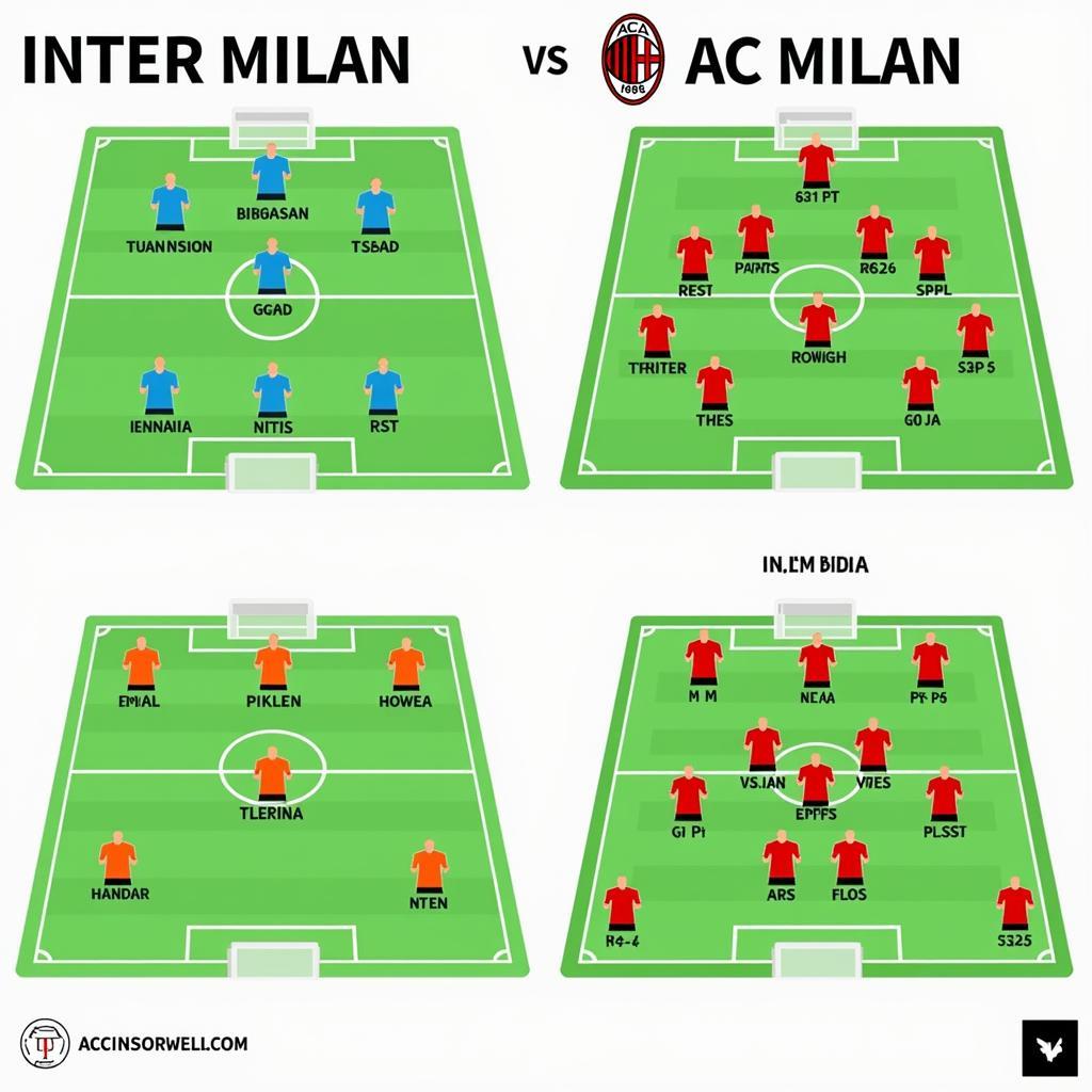 Sức mạnh đội hình Inter Milan vs AC Milan