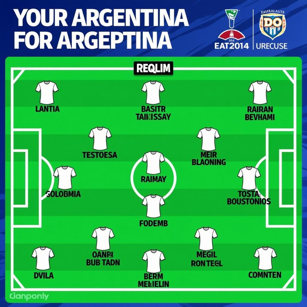 Đội hình ra sân dự kiến Argentina vs Colombia