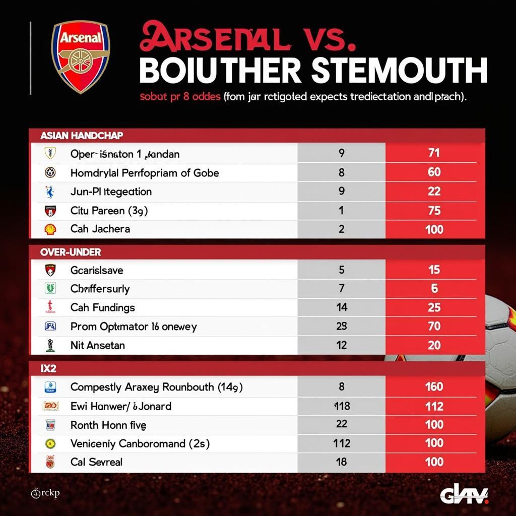 Nhận định kèo Arsenal vs Bournemouth