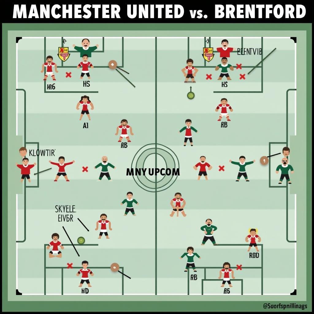 Chiến thuật dự kiến của MU và Brentford