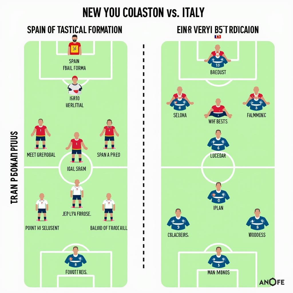 Chiến thuật của Tây Ban Nha và Italia: Ai sẽ chiếm ưu thế?