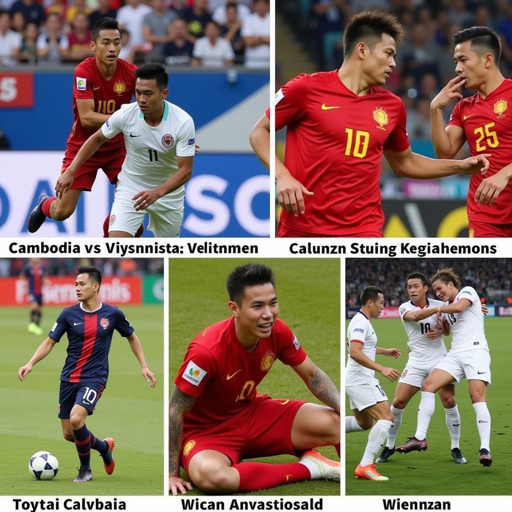 Những khoảnh khắc đáng nhớ Cambodia vs Vietnam Seagame 2019