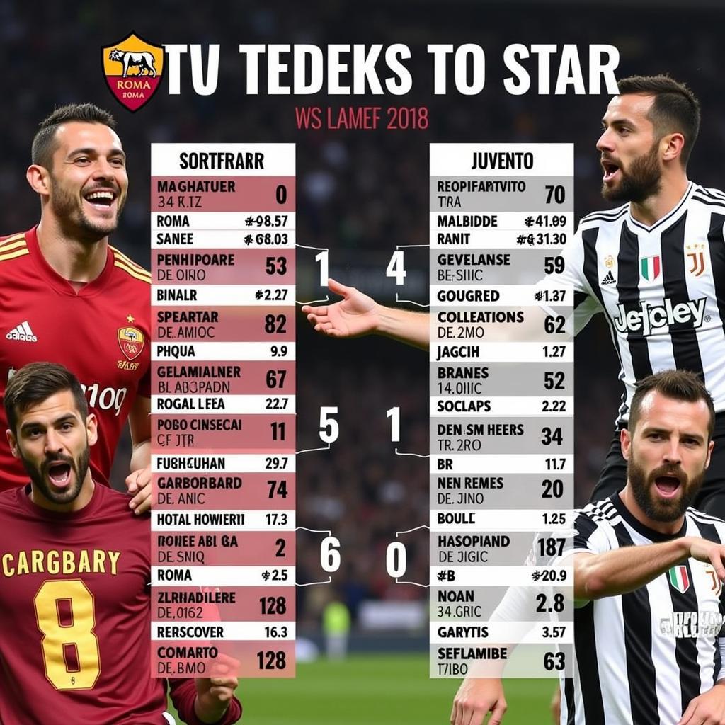 Những ngôi sao sáng nhất Roma vs Juventus