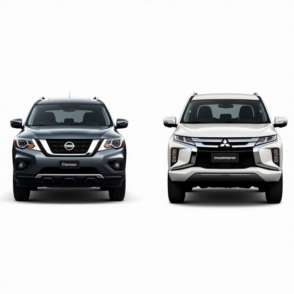 So sánh ngoại thất Nissan Pathfinder và Mitsubishi Pajero