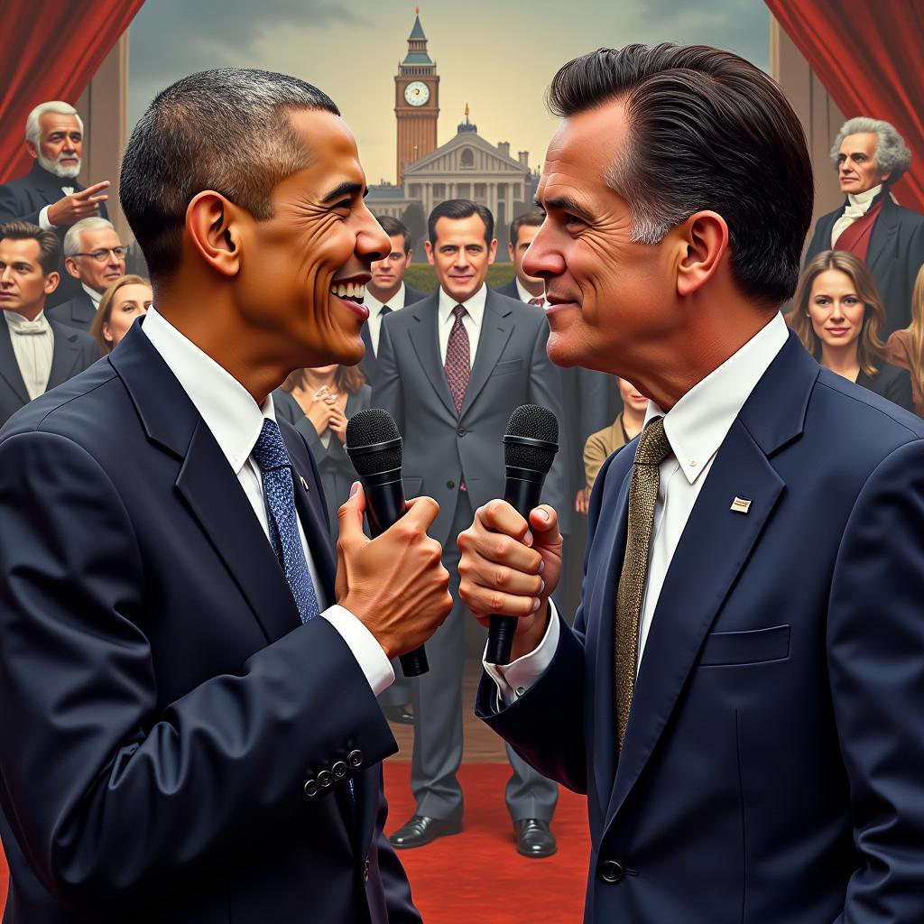 Obama và Romney đối đầu trong Epic Rap Battles of History