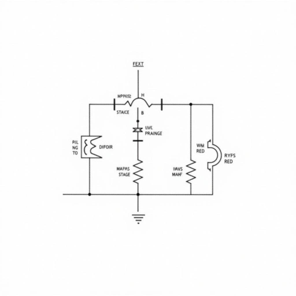 Sơ đồ mạch điện của một op amp điển hình