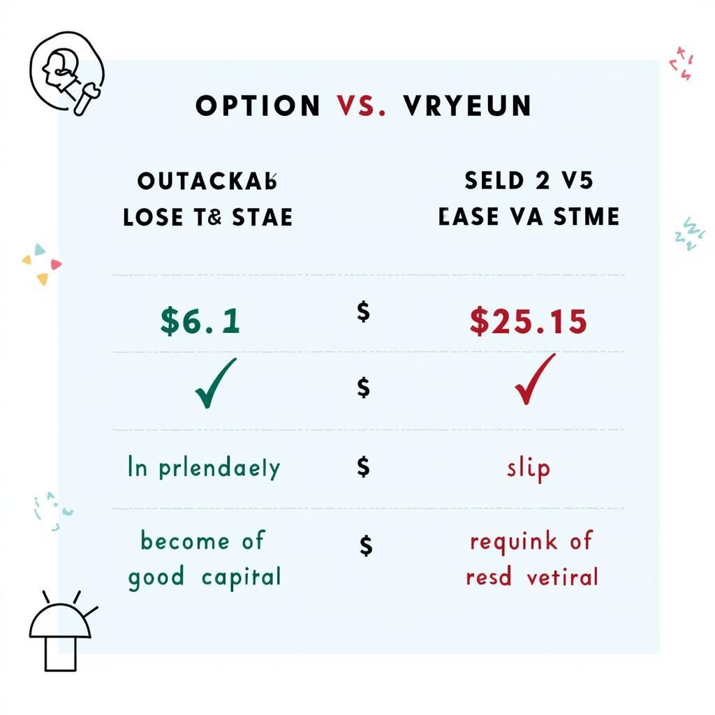 So sánh Option Buying và Option Selling