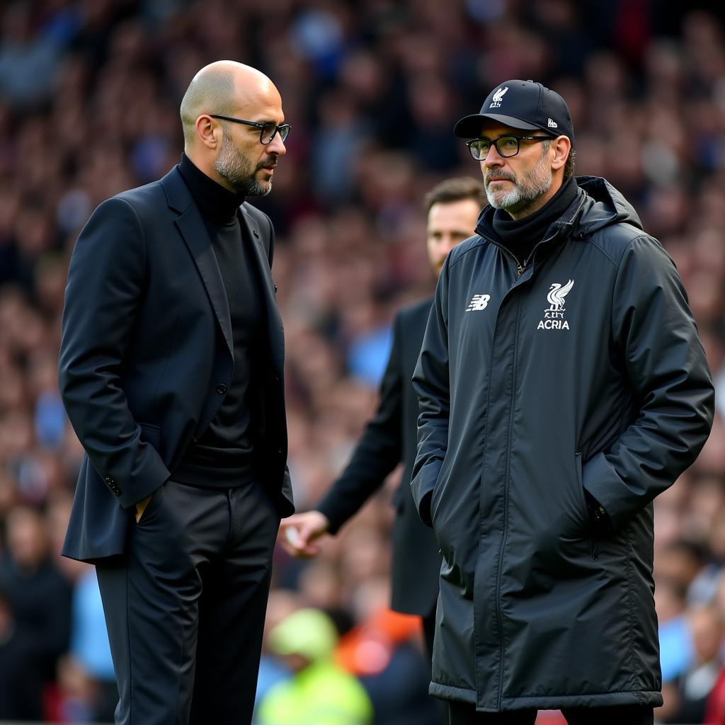 Pep và Klopp - Cuộc đấu trí căng thẳng