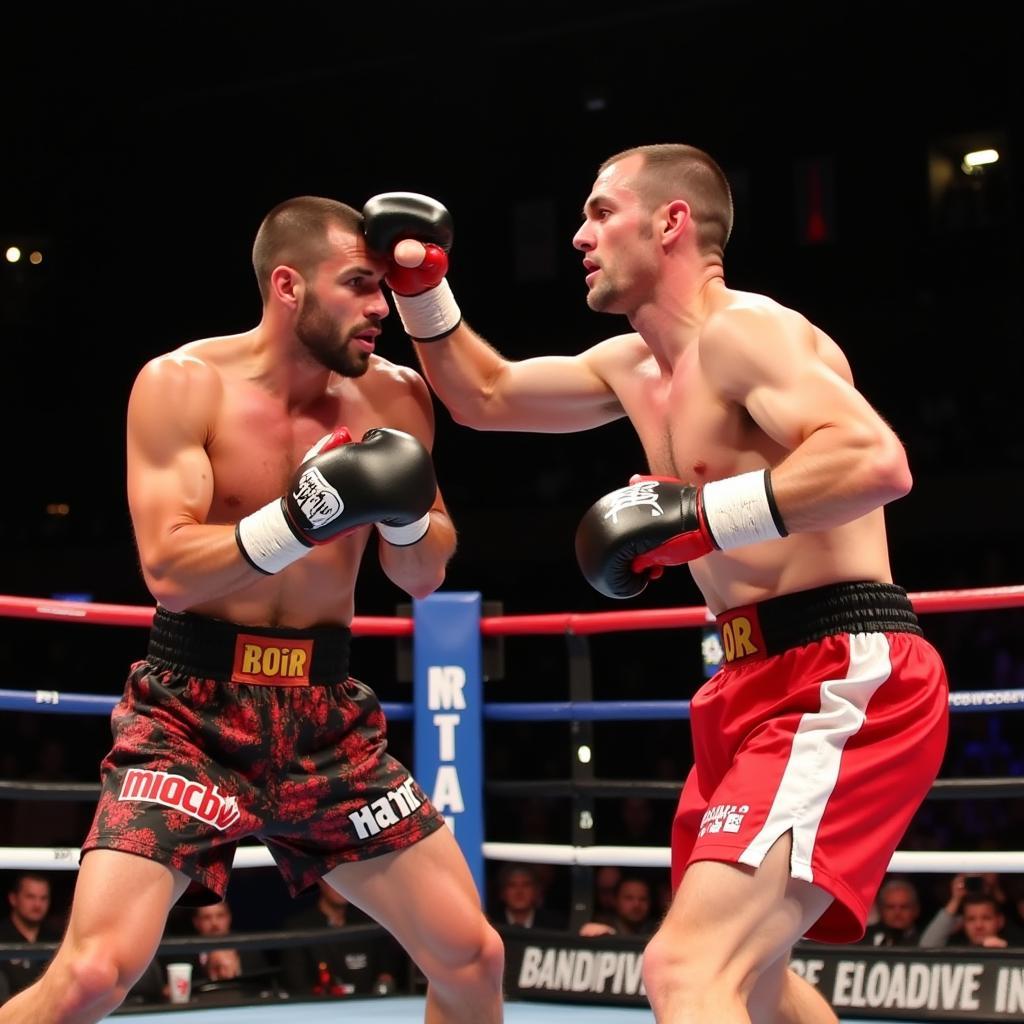 Badr Hari tung cú đấm knockout Peter Aerts.