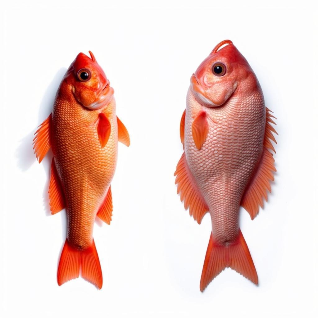 Phân biệt Vermilion và Red Snapper qua Ngoại Hình