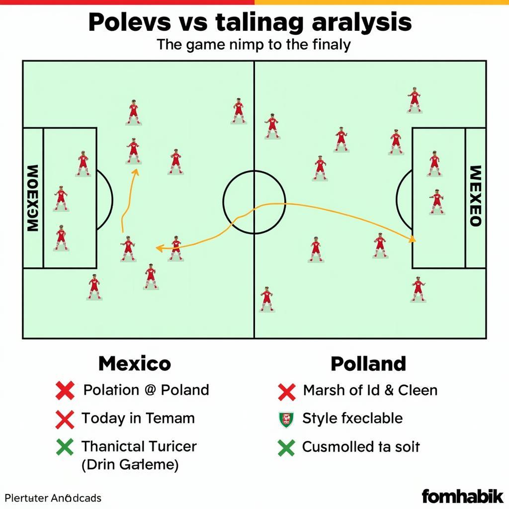 Phân tích chiến thuật Mexico vs Ba Lan