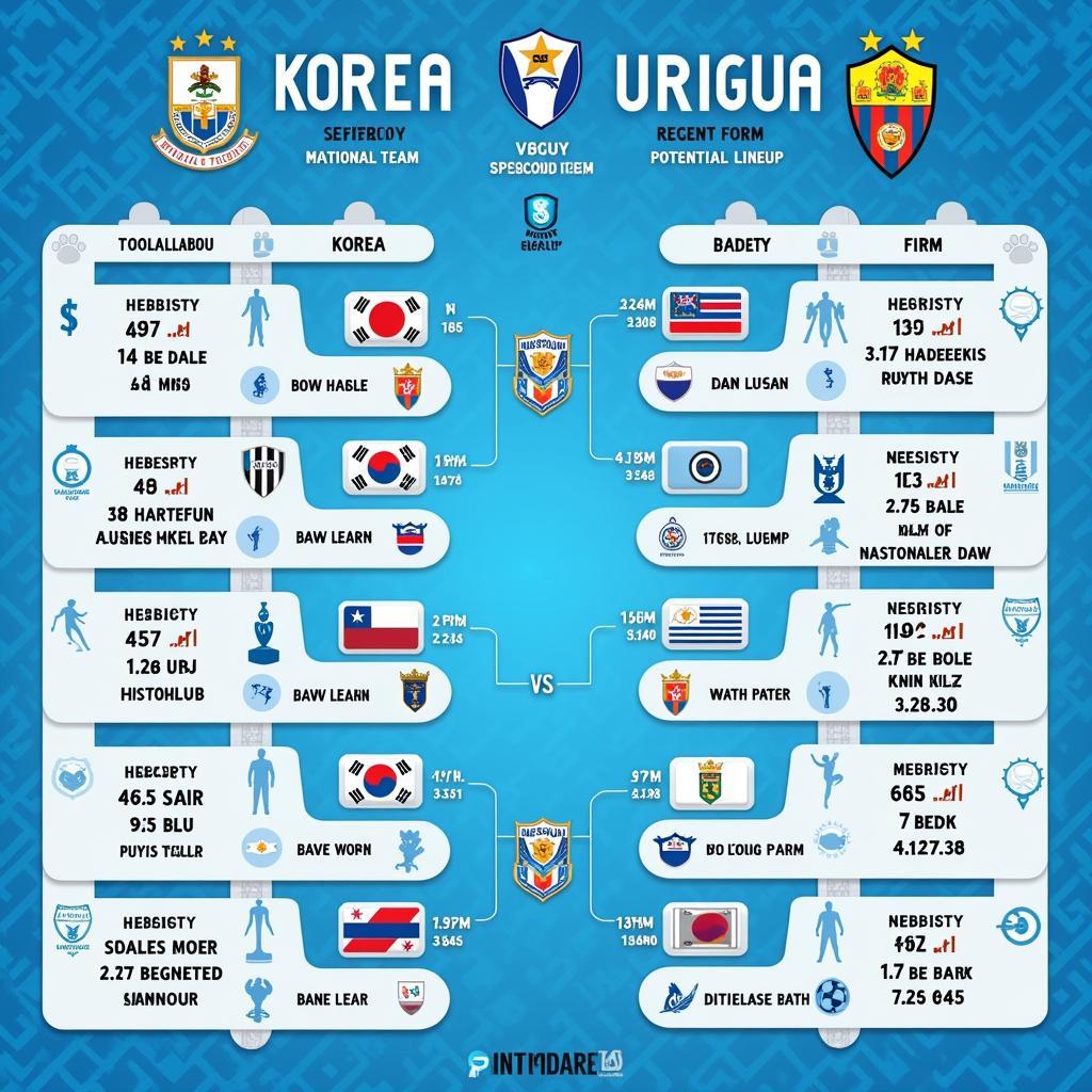 Phân Tích Lực Lượng Korea vs Uruguay