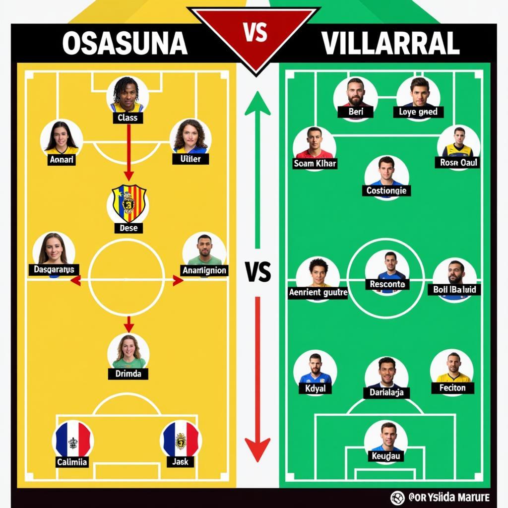 Phân tích lực lượng Osasuna và Villarreal trước trận đấu