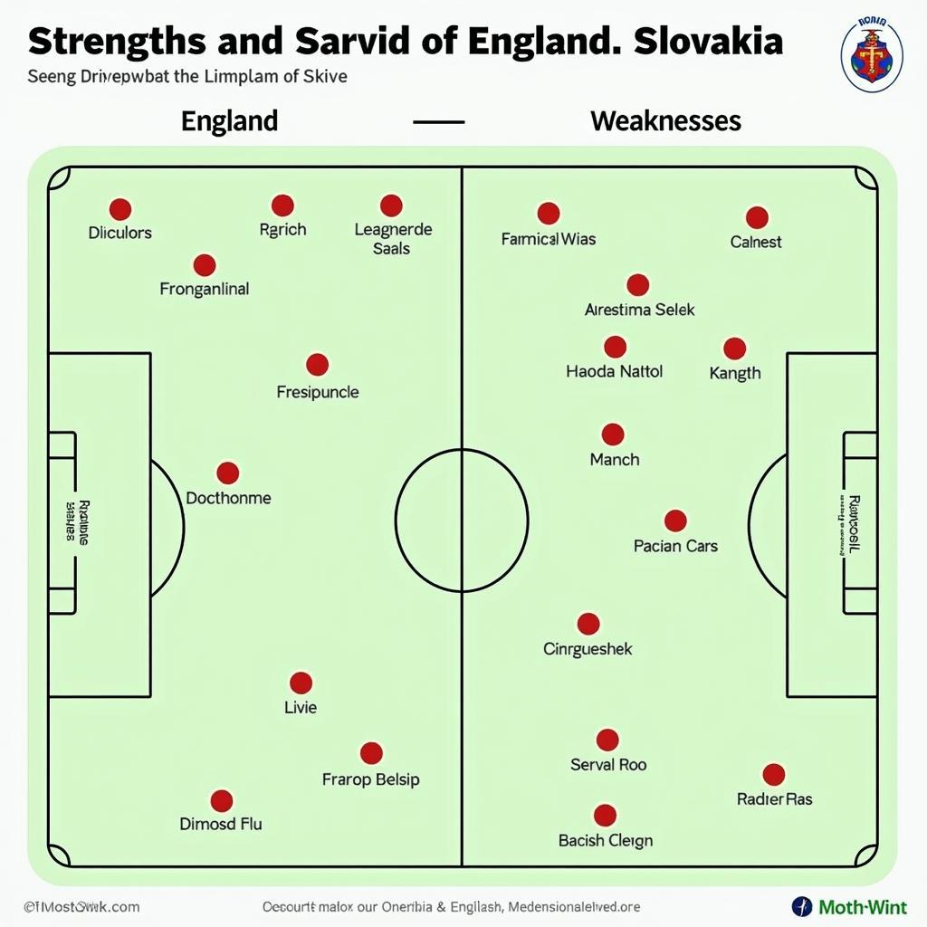 Phân tích sức mạnh Anh vs Slovakia