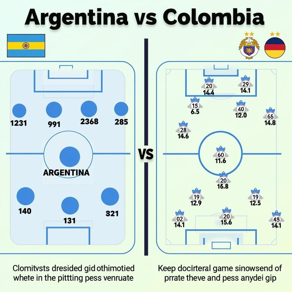 Phân Tích Sức Mạnh Argentina và Colombia