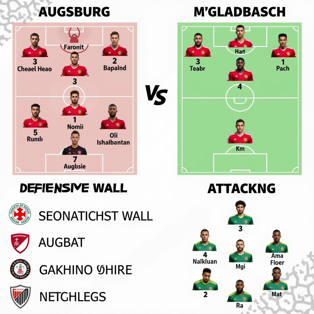 Phân tích sức mạnh Augsburg và M'Gladbach