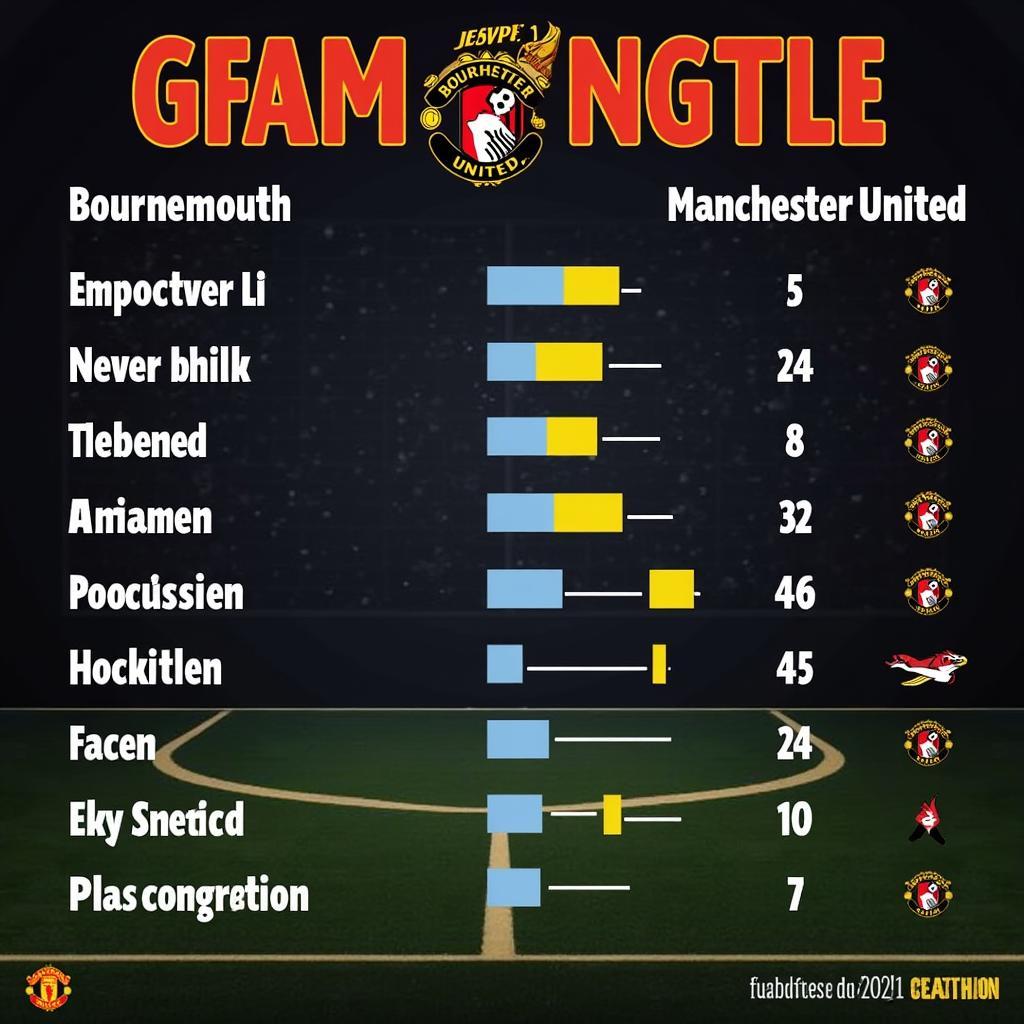 Phân tích sức mạnh của Bournemouth và Man United trước trận đấu