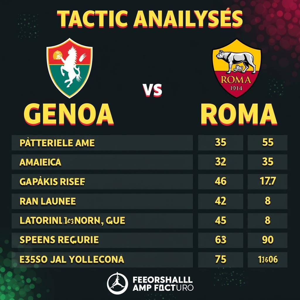 Phân tích sức mạnh đội hình Genoa và Roma trước trận đấu