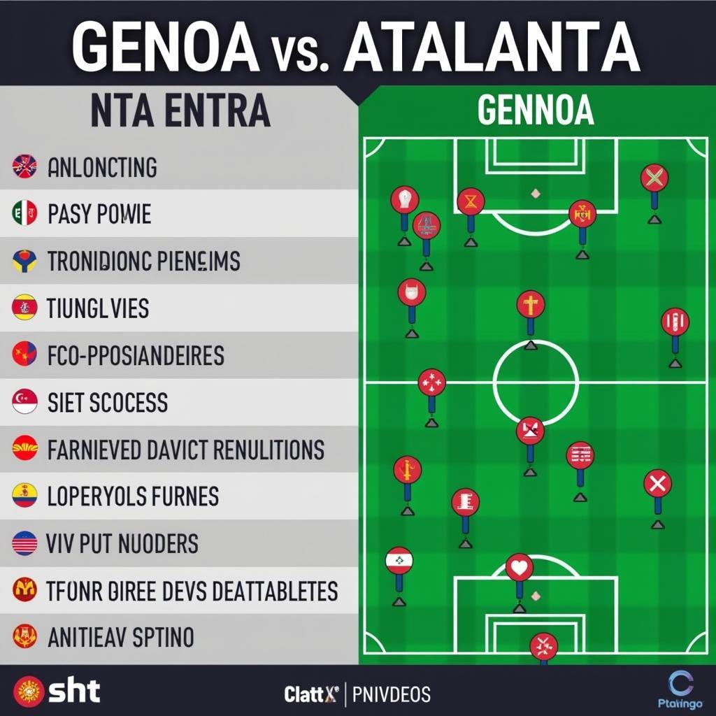 Phân tích sức mạnh của Genoa và Atalanta trước trận đấu