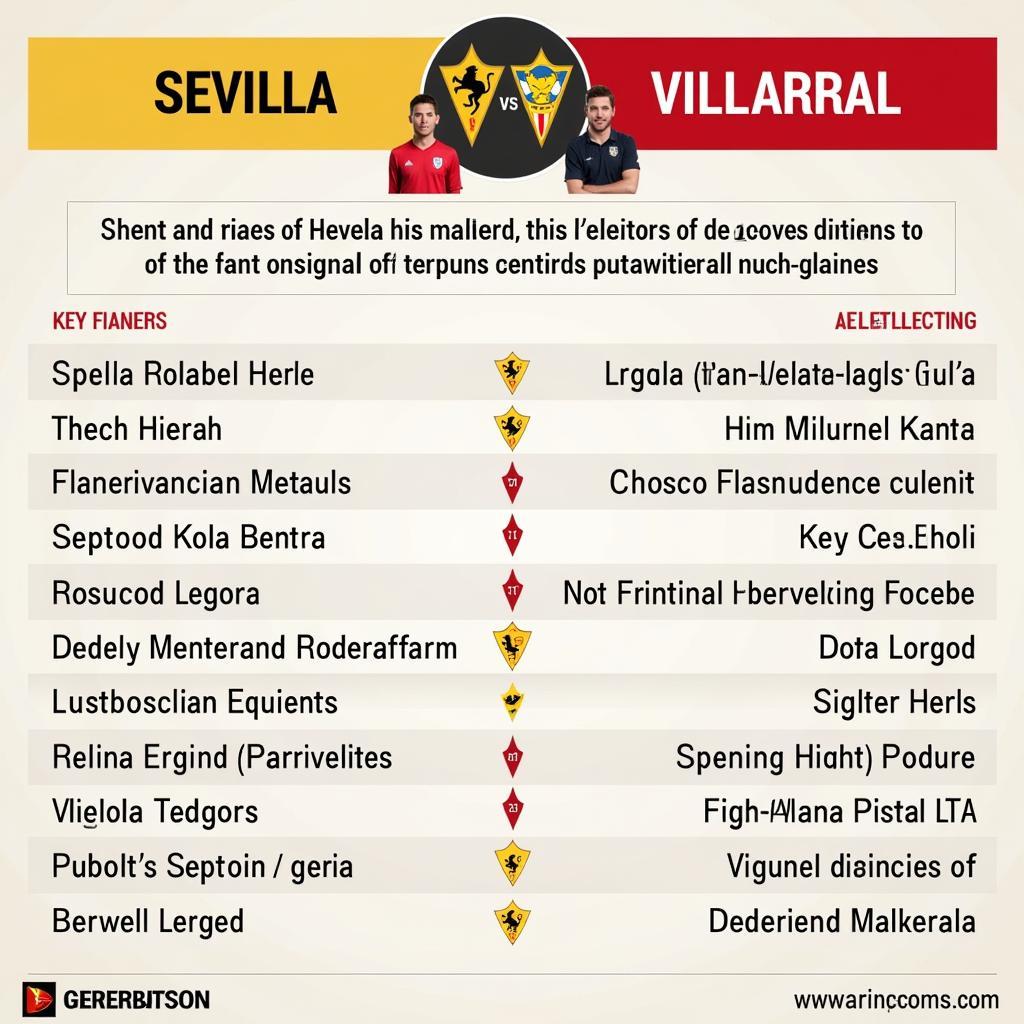 Phân tích sức mạnh của Sevilla và Villarreal trước trận đấu