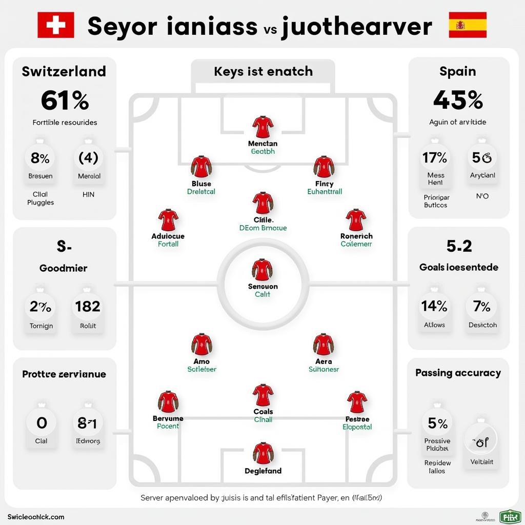 Phân tích sức mạnh Thụy Sĩ vs Tây Ban Nha