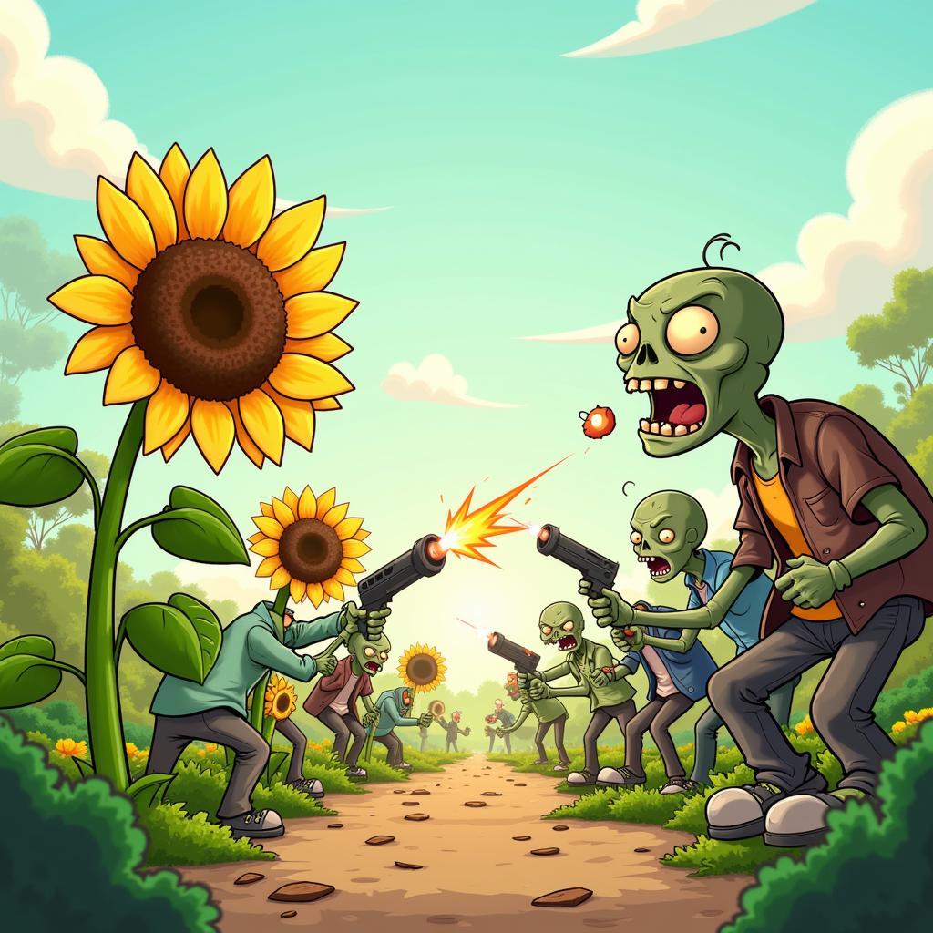 Phim Hoạt Hình Plants vs Zombies Hài Hước