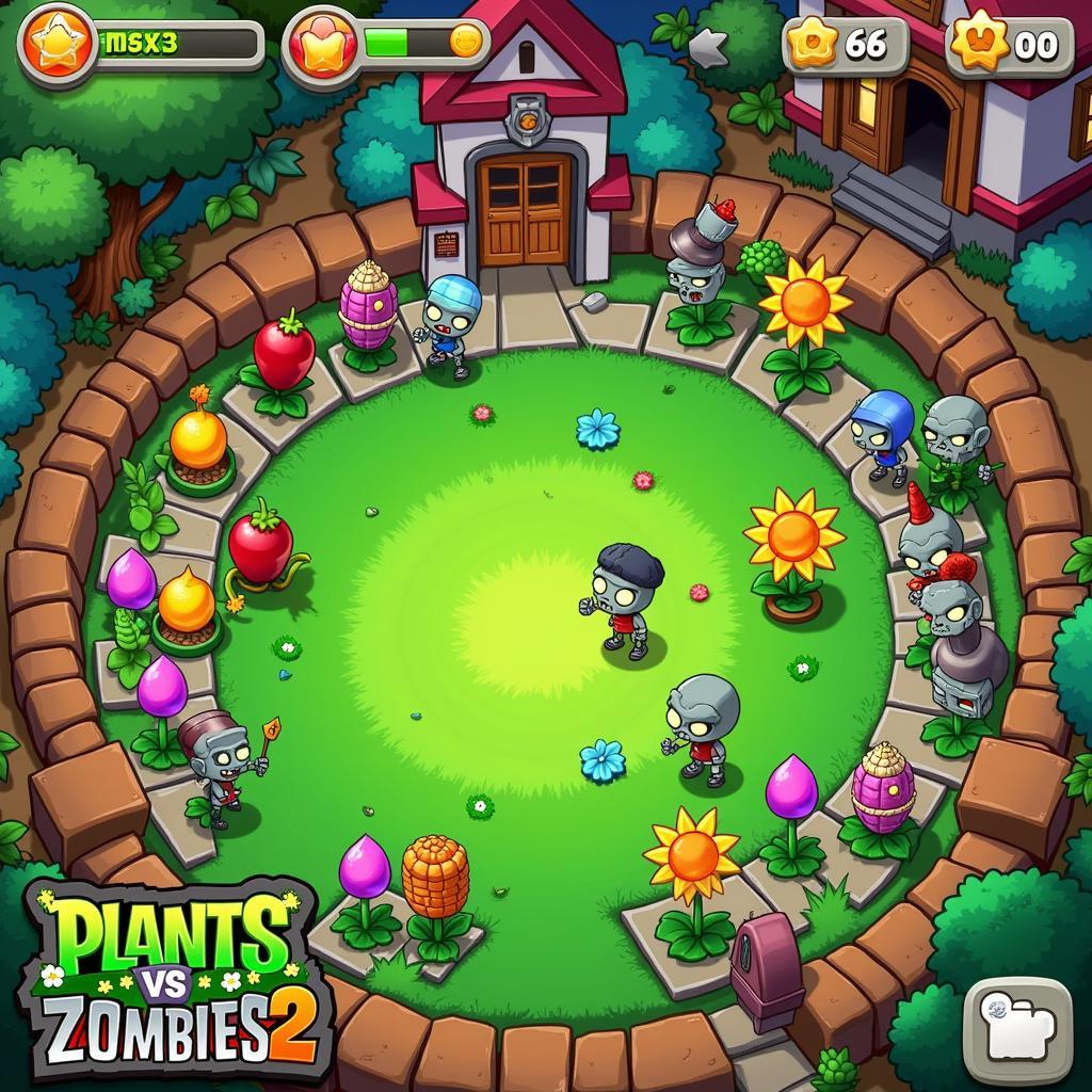 Plants vs. Zombies 2: Đồ họa đẹp mắt