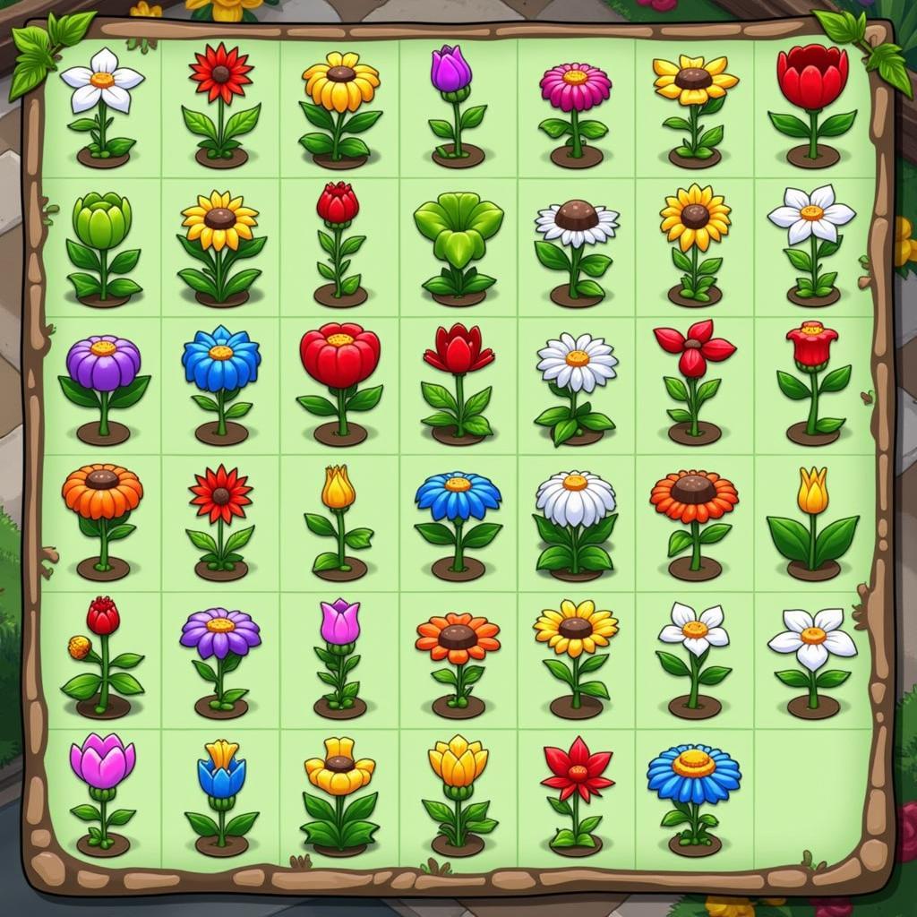 Các loại cây trồng trong Plants vs. Zombies 2 Mod APK