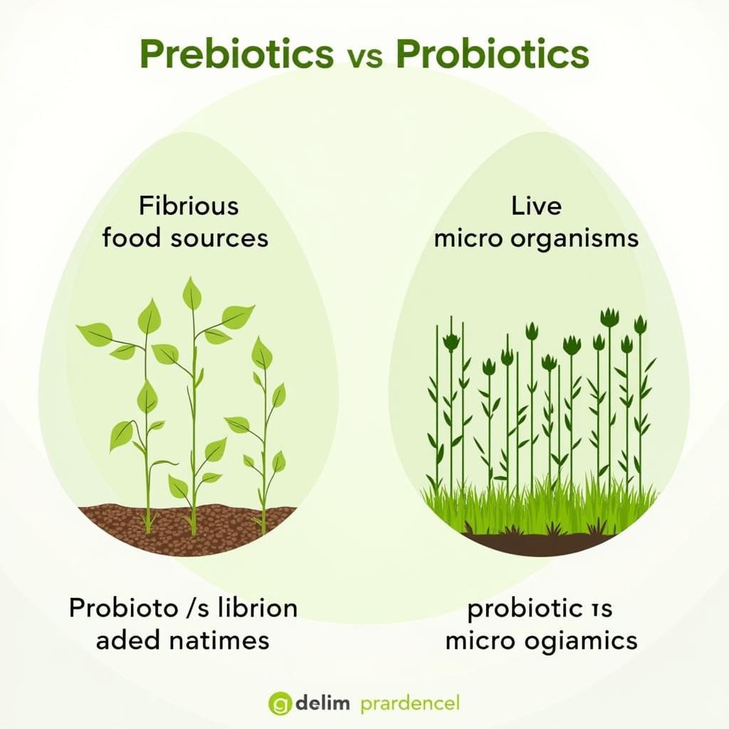 So sánh prebiotic và probiotic cho chó