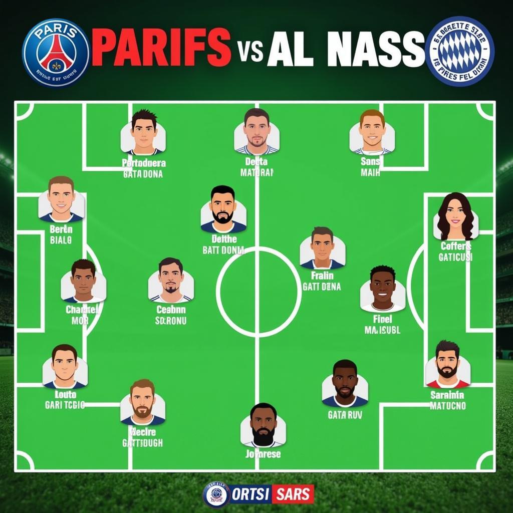 Đội hình ra sân PSG vs Al Nassr