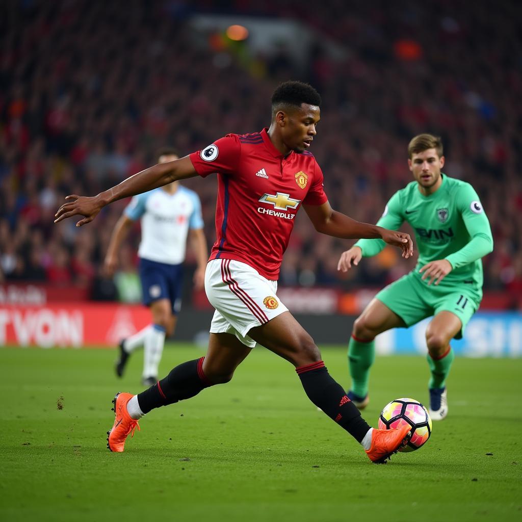 Rashford Sút Xa Uy Lực