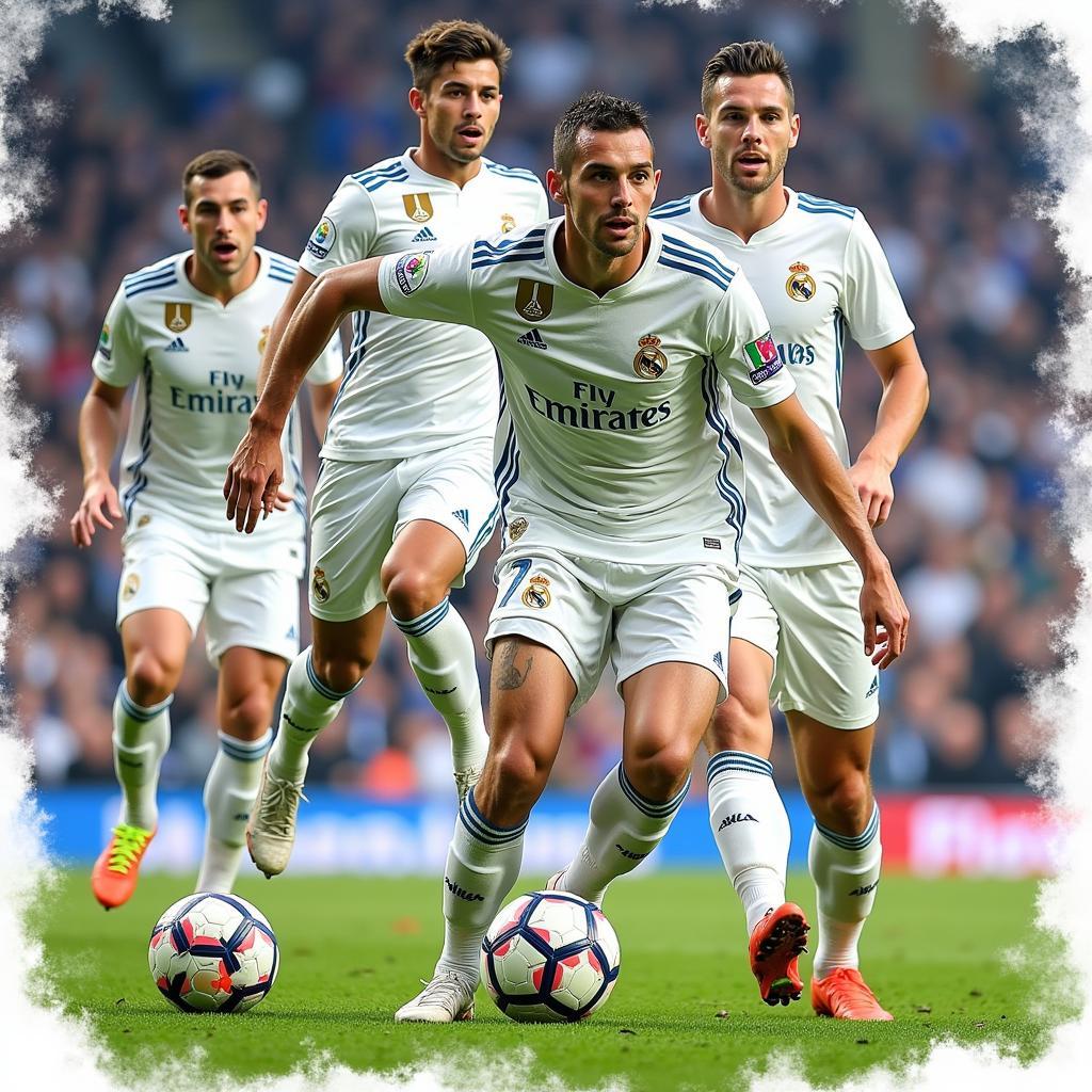 Hàng công mạnh mẽ của Real Madrid