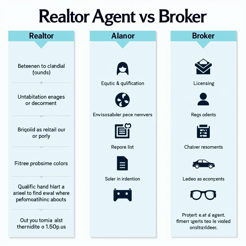 So sánh Realtor, Agent và Broker