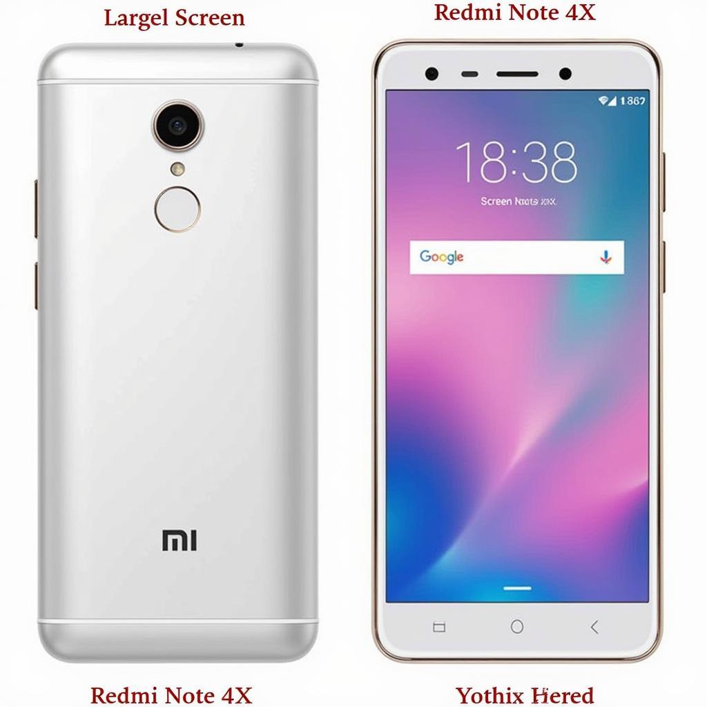 So sánh kích thước và thiết kế Redmi Note 4X vs Redmi 4X