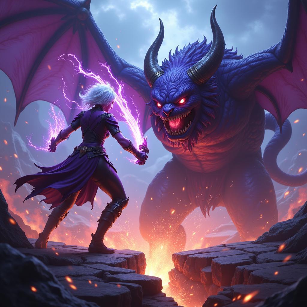 Riven vs Cho'Gath trên Đấu Trường Công Lý