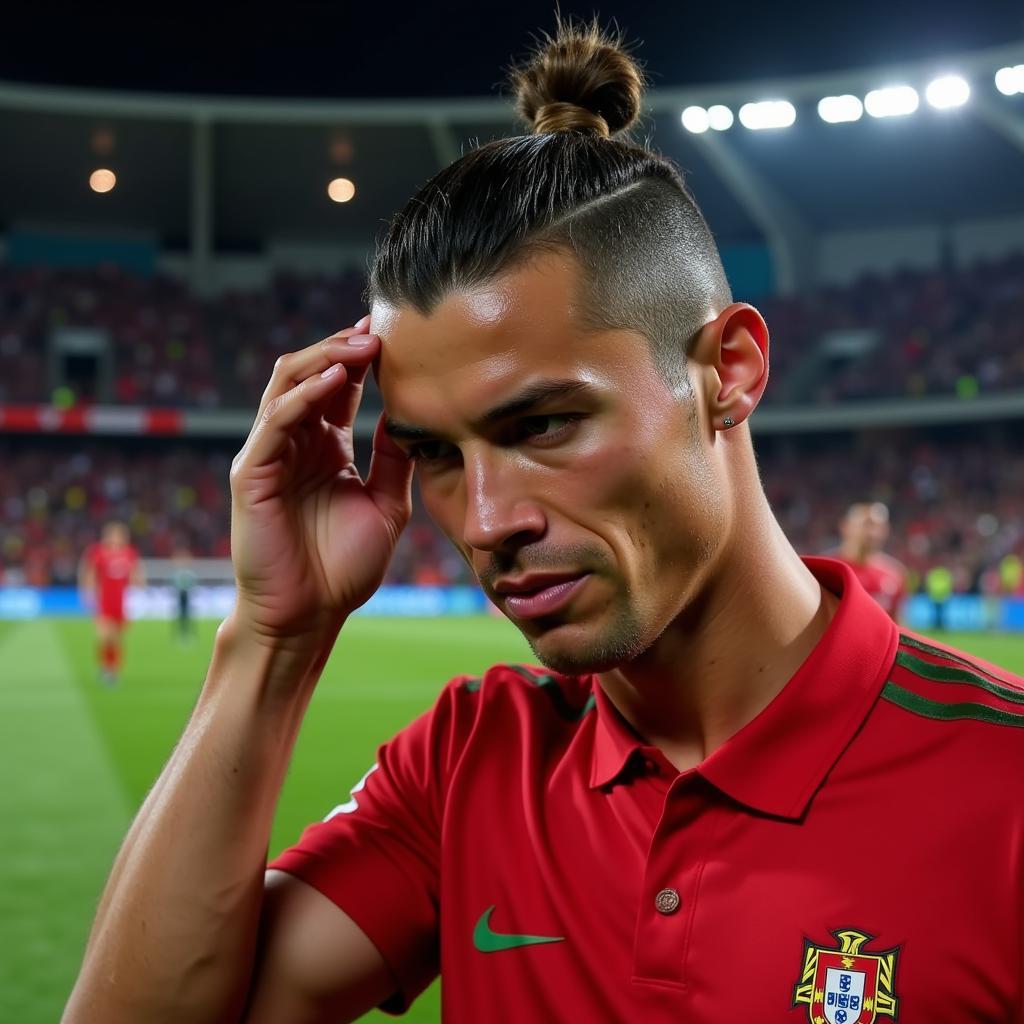 Ronaldo rời sân trong nước mắt tại World Cup 2022