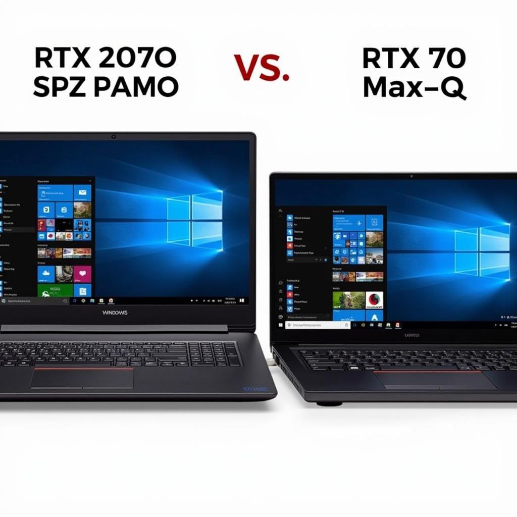 Laptop gaming với RTX 2070 và 2070 Max-Q