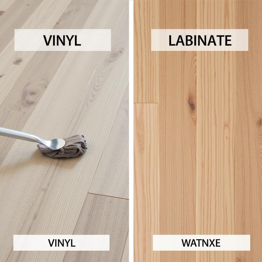 So sánh sàn vinyl và sàn gỗ laminate