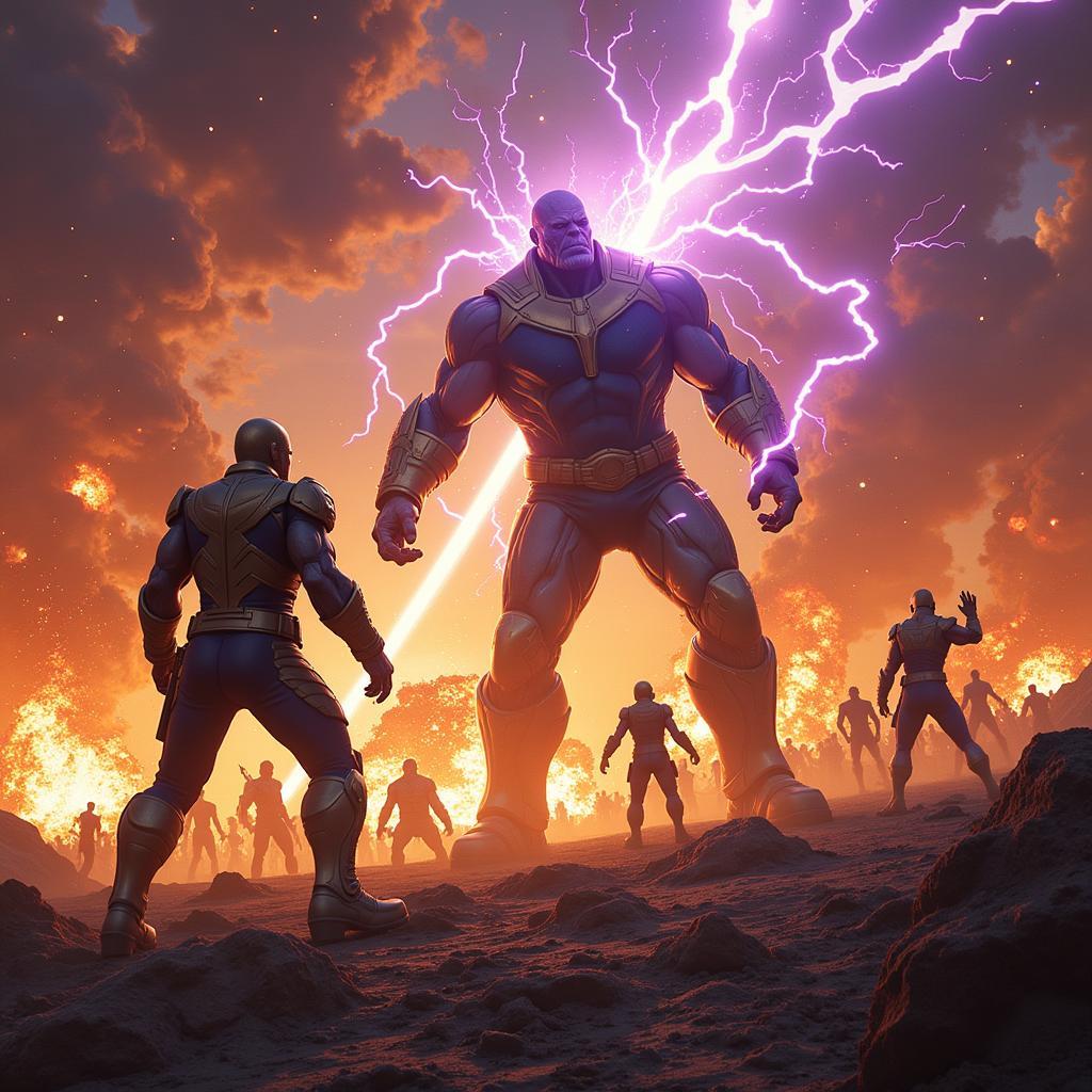 Sentinels vs Thanos: Cuộc đối đầu