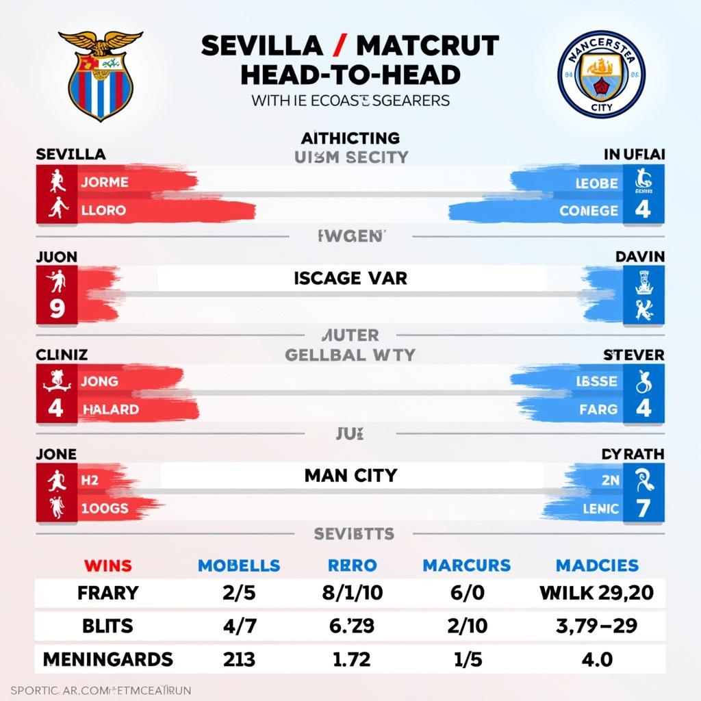 Lịch sử đối đầu giữa Sevilla và Man City