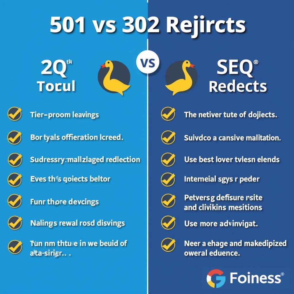 So sánh 301 vs 302 redirect