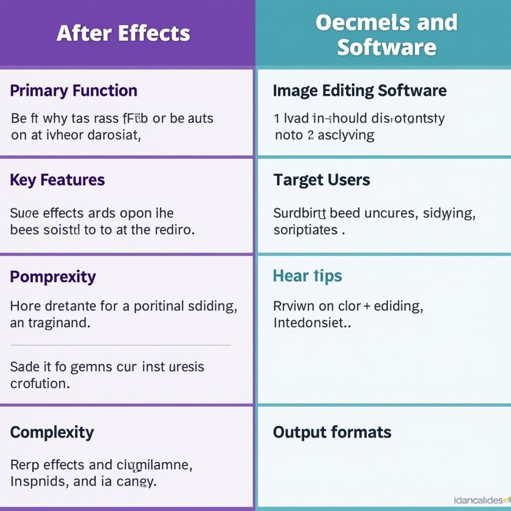 So sánh After Effects và phần mềm chỉnh sửa ảnh