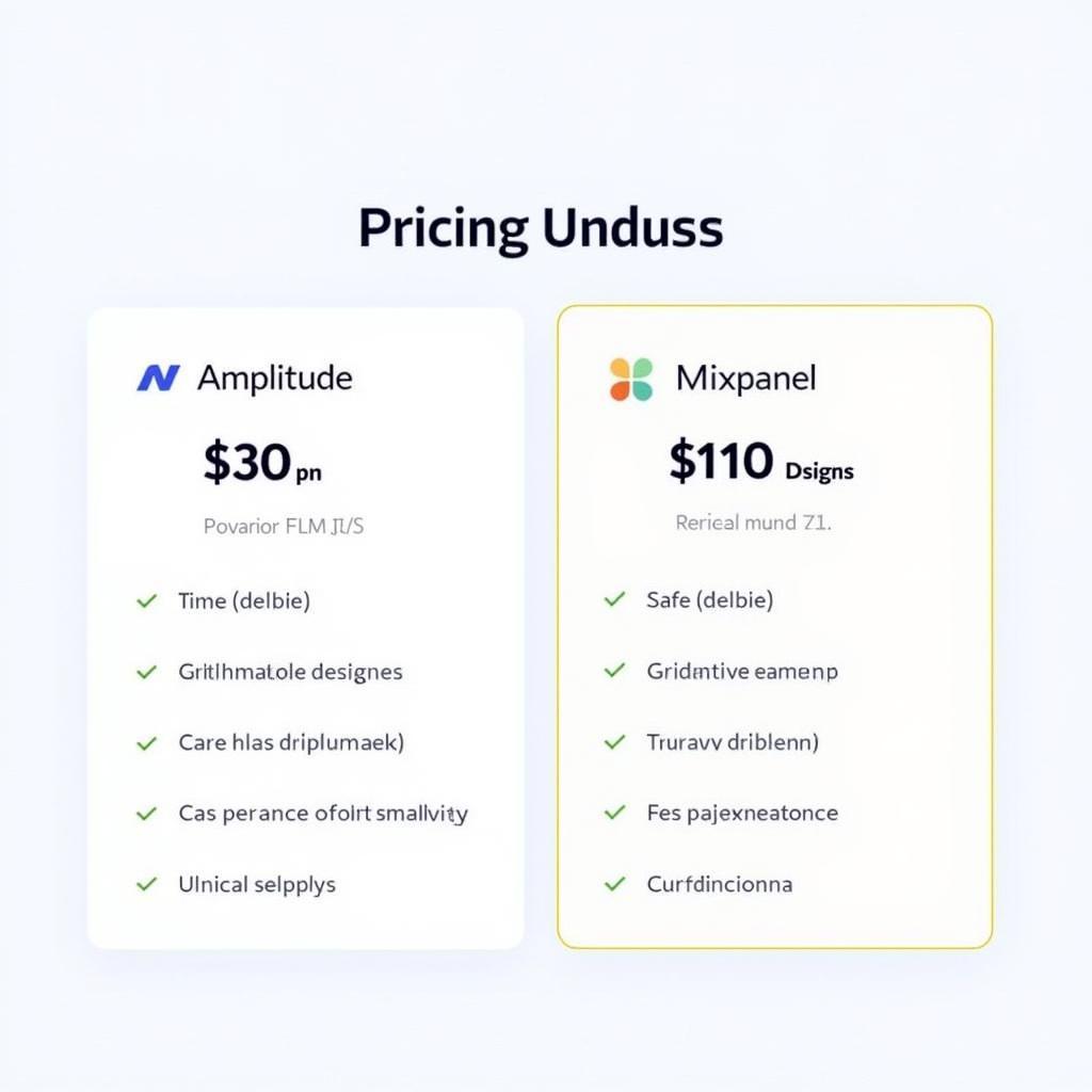 So sánh Amplitude và Mixpanel Pricing