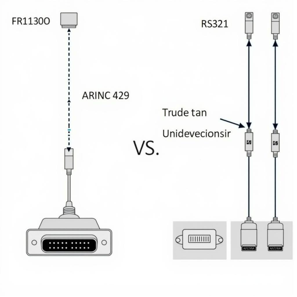 So sánh ARINC 429 và RS232: Kết nối