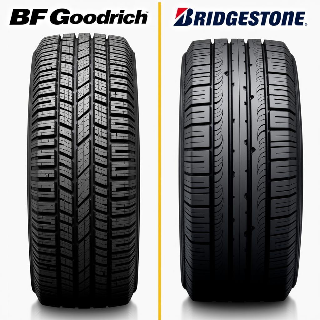 So sánh lốp BF Goodrich và Bridgestone