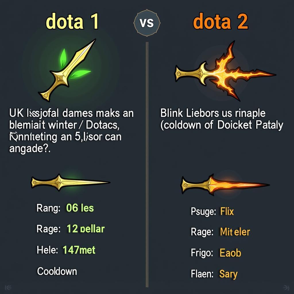 So Sánh Blink Dagger Dota 1 và Dota 2