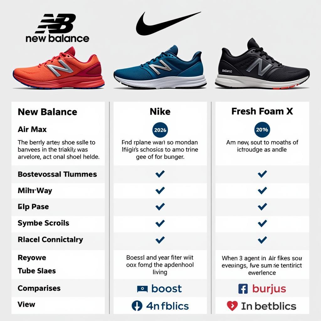 So sánh công nghệ giày của New Balance, Nike và Adidas