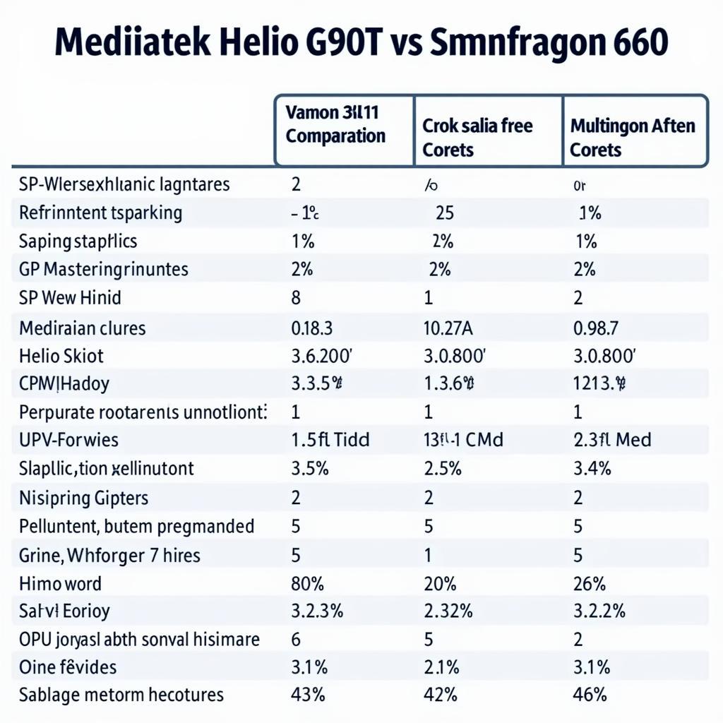 So sánh CPU Mediatek Helio G90T vs Snapdragon 660