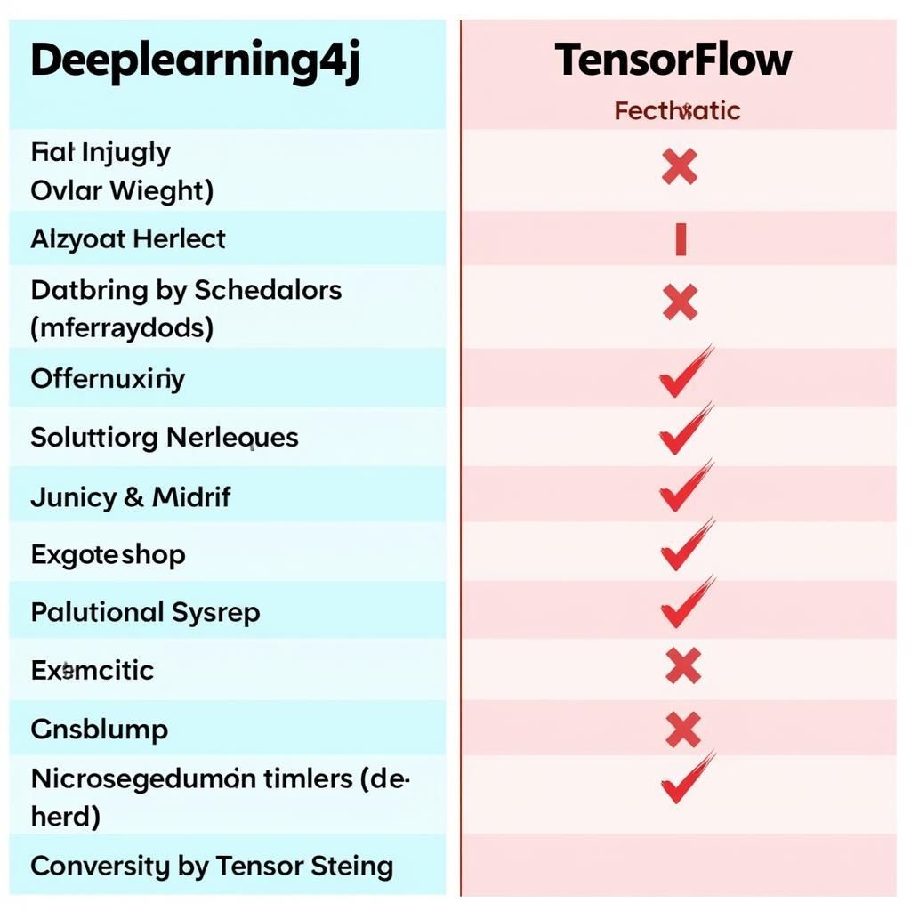 So sánh DL4J và TensorFlow