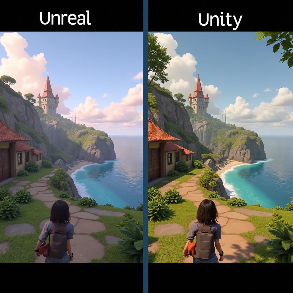 So sánh đồ họa Unreal vs Unity Mobile